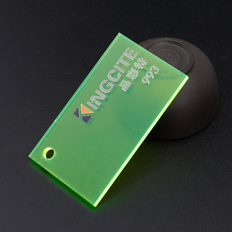 Fluorescent 5mm Transparent Acrylic Sheet Protection